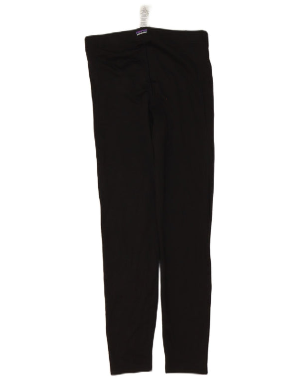 Legginsy damskie Patagonia US 12, duże, czarne, poliestrowe