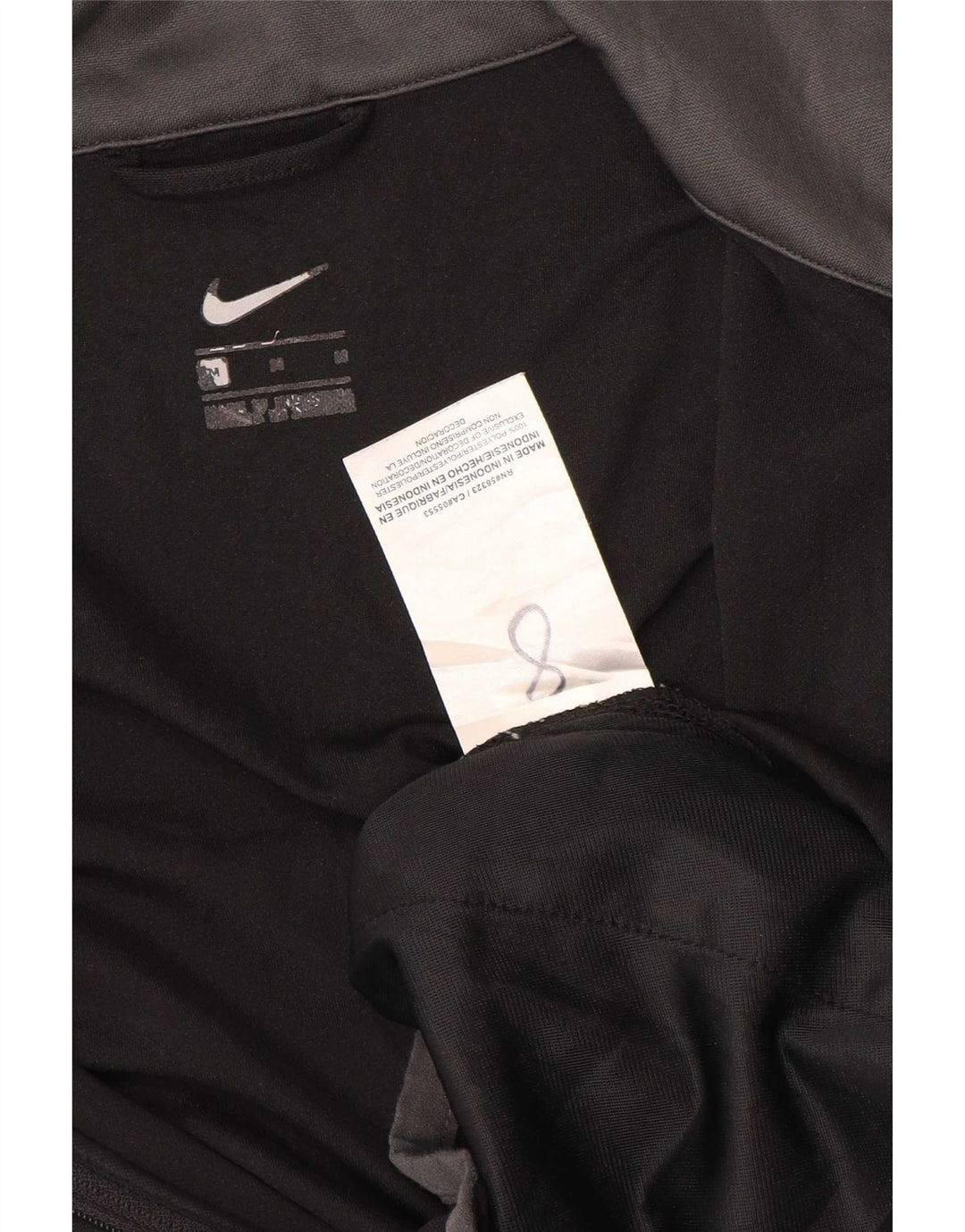 Męska kurtka dresowa Nike Graphic, średnia czarna, poliester z blokami kolorów