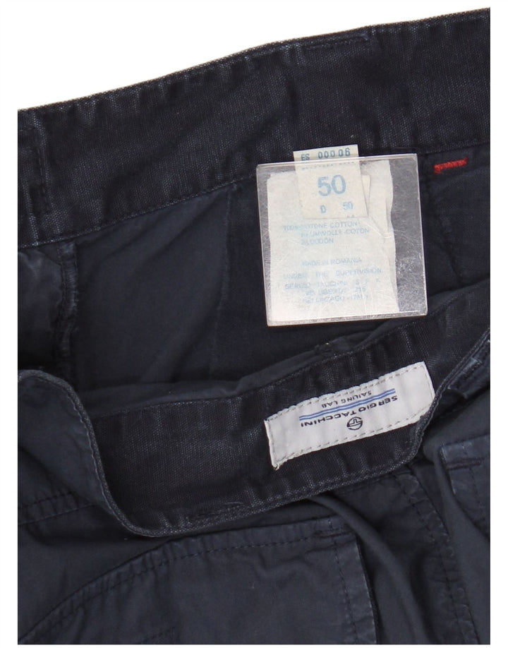 Bermudy męskie Sergio Tacchini Cargo IT 50 Large W30 Granatowa bawełna