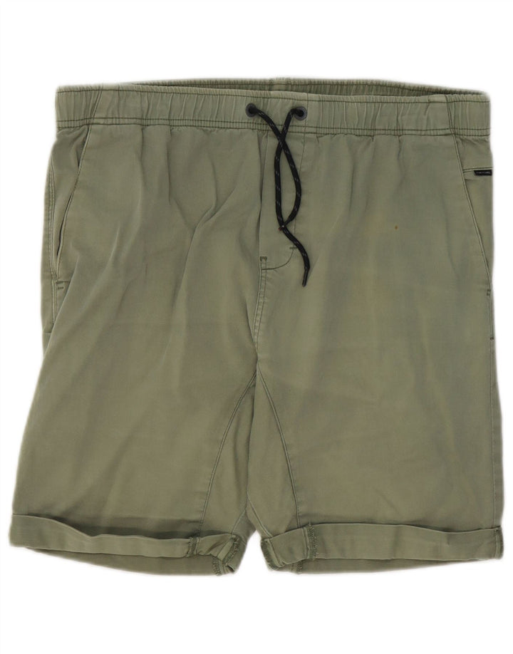 Męskie spodenki Chino Rip Curl W34, duże, zielone, bawełniane