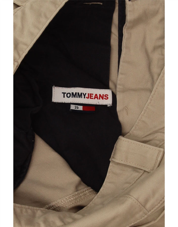 Męskie spodenki Chino Tommy Hilfiger W29 Small Beżowa bawełna