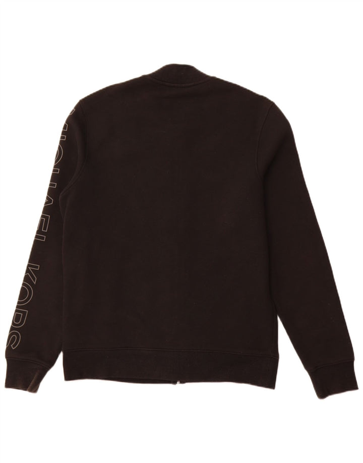 Męska bluza dresowa MICHAEL KORS z grafiką, średnia czarna, bawełniana