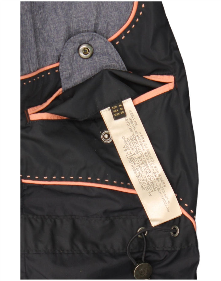 Męska kurtka użytkowa Massimo Dutti UK 38 Średni granatowy nylon