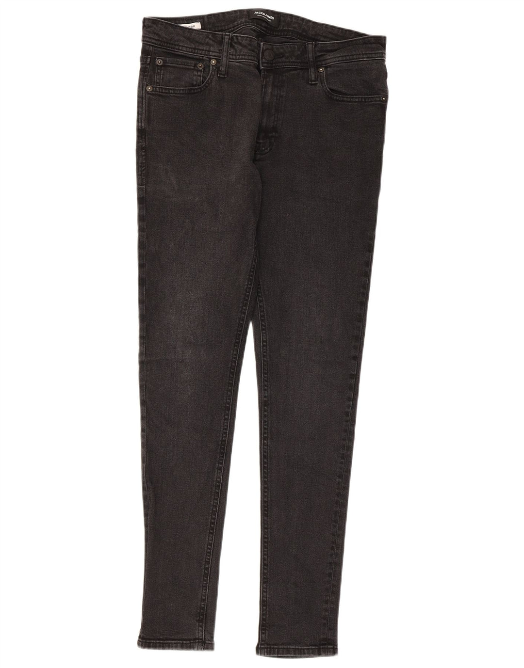 Męskie jeansy Jack & Jones Tom Skinny W32 L32 Czarne bawełniane