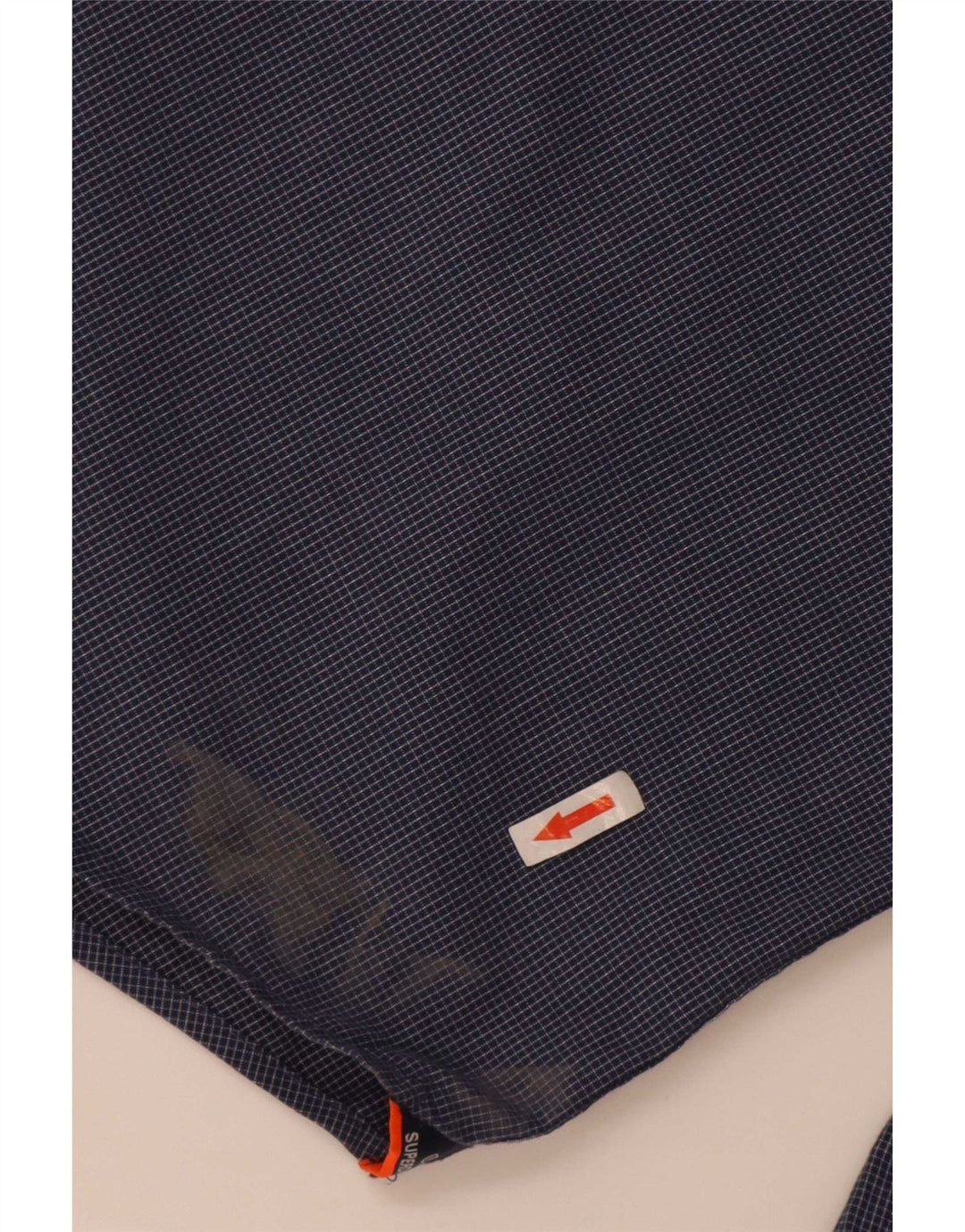 Męska koszula Superdry o regularnym kroju 2XL, niebieska, bawełniana w kratkę