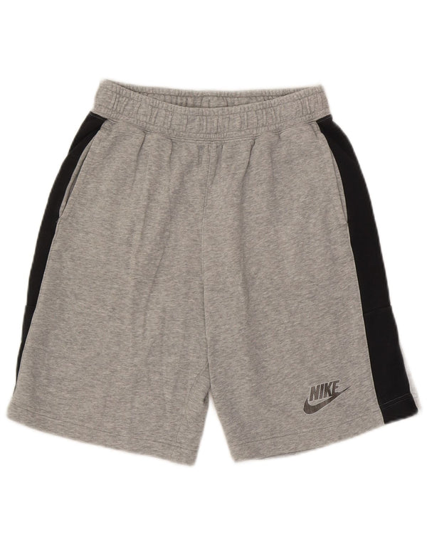 Chłopięce spodenki sportowe Nike 13-14 lat XL, szara, bawełniana z blokami kolorów