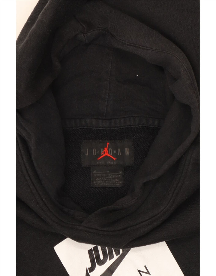 Chłopięcy sweter z kapturem i grafiką Jordan 10-11 lat, średni czarny