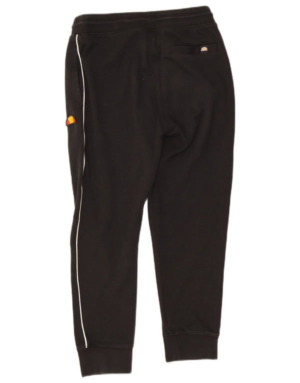 Męskie spodnie dresowe Ellesse Joggers, średnia czarna bawełna