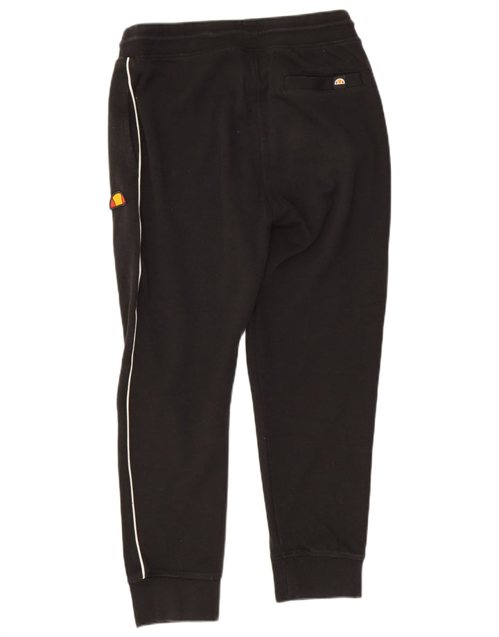 Męskie spodnie dresowe Ellesse Joggers, średnia czarna bawełna