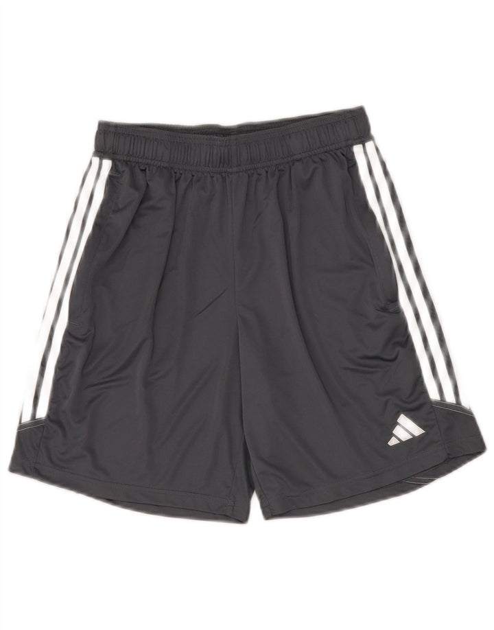 Chłopięce spodenki sportowe Adidas Aeroready 15-16 lat Szary poliester