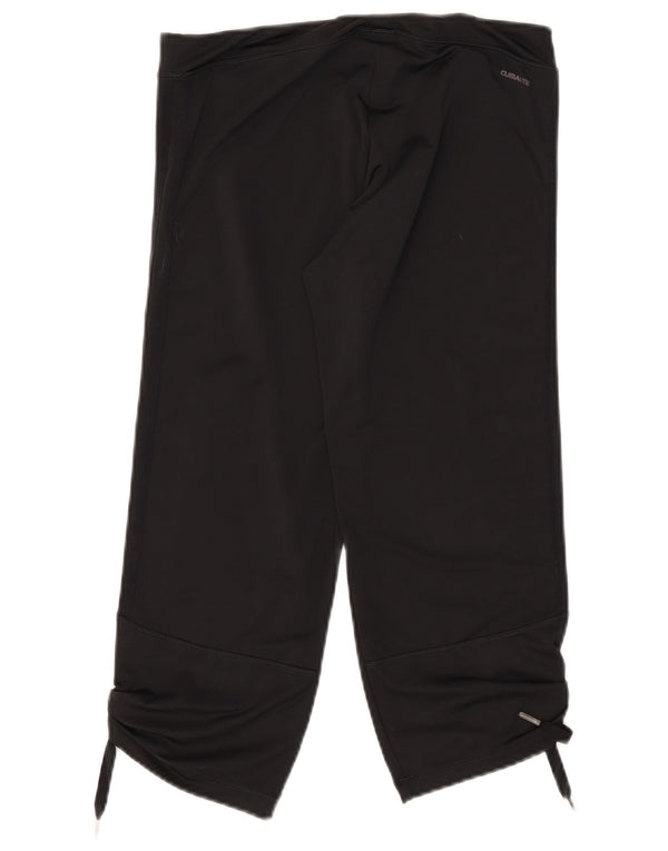 Damskie spodnie dresowe Adidas Climalite Capri UK 16, duże czarne