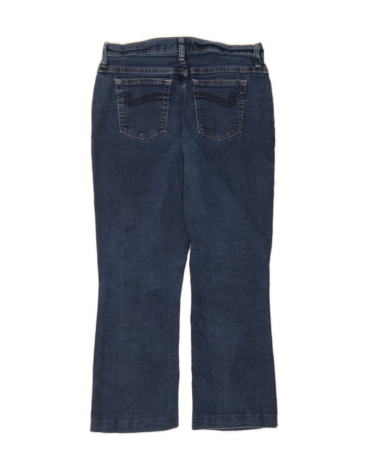 LEE Womens Riders Classic Fit Bootcut Jeans US 8 Medium W28 L24 Navy Blue Vintage Lee and Second-Hand Lee from Messina Hembry 