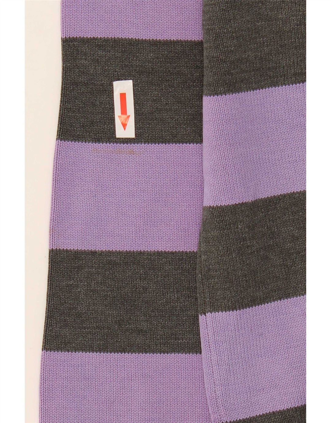 Męski sweter Jack & Jones z dekoltem w kształcie litery V, w średnie fioletowe paski