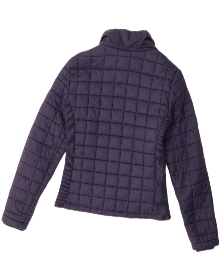 Damska ocieplana kurtka SUPERDRY UK 12, średni granatowy nylon