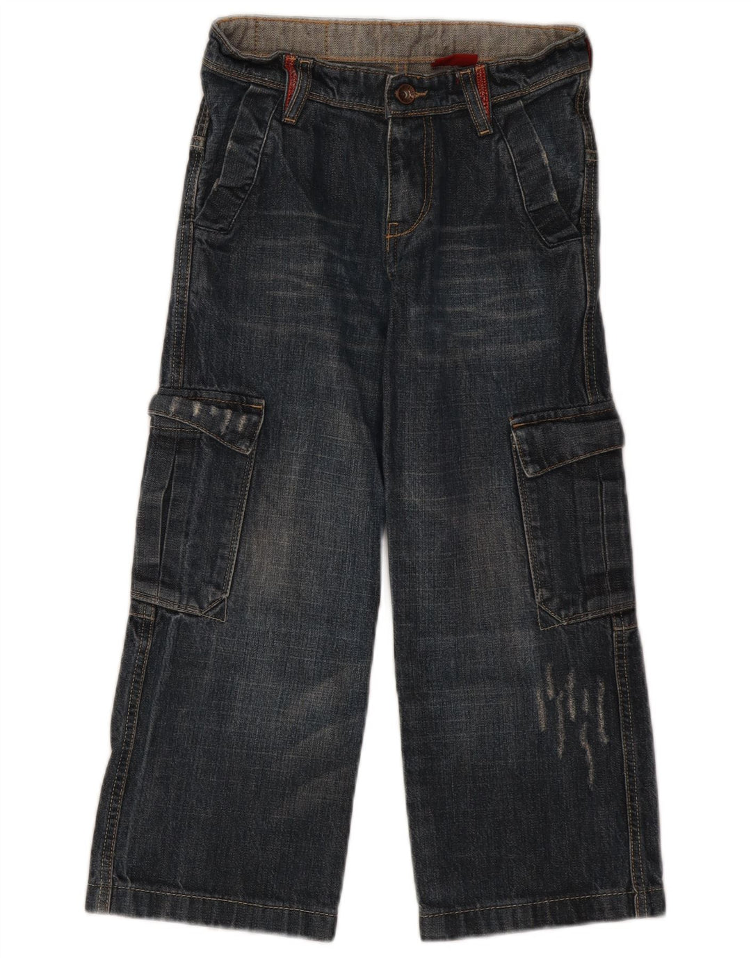 Jeansy chłopięce Levi's Distressed Cargo z szeroką nogawką 9-10 lat W24 L20 Niebieskie