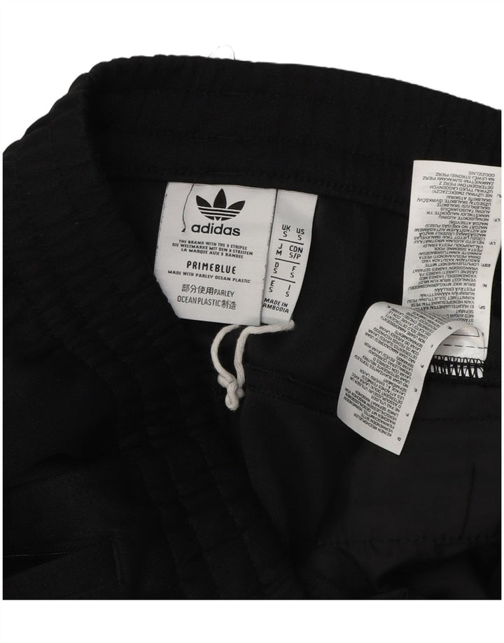 Męskie spodnie dresowe Adidas, małe, czarne, poliestrowe