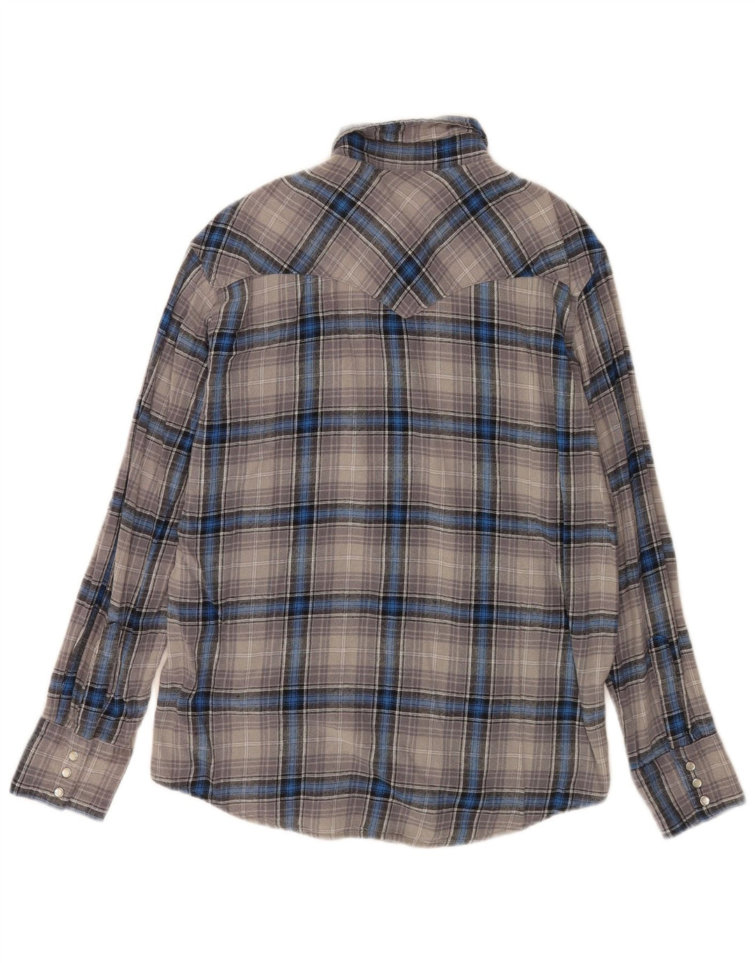 Męska koszula flanelowa Wrangler, duża, szara, bawełniana krata