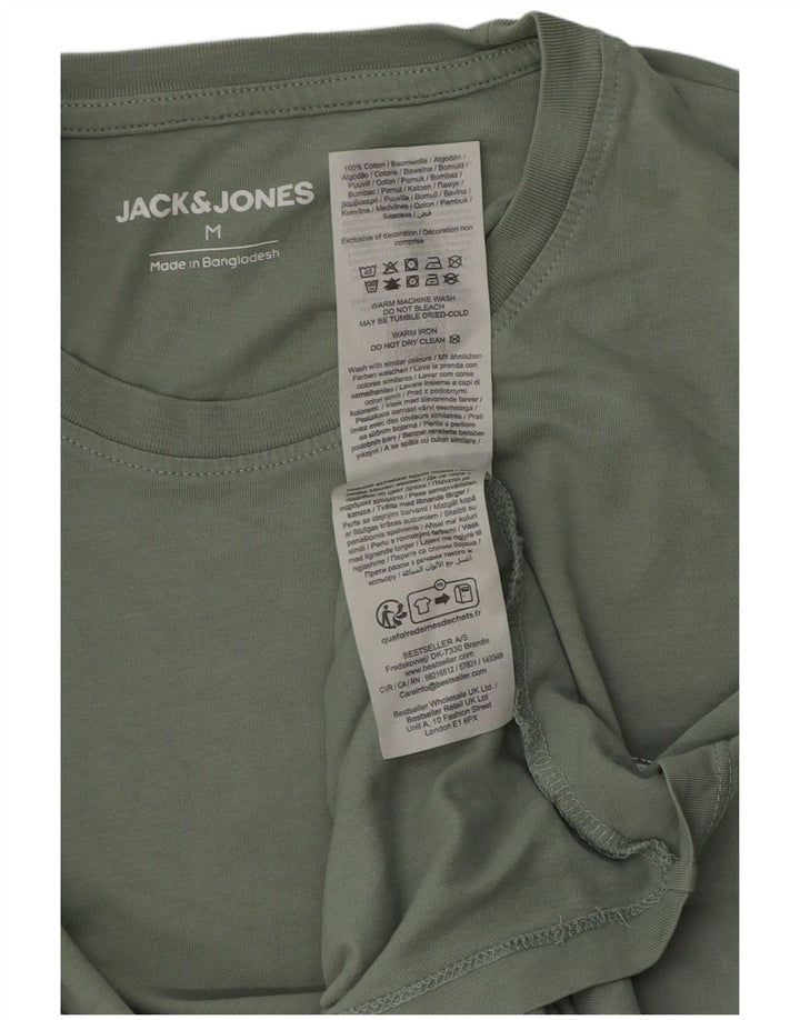 T-shirt męski Jack & Jones, średni zielony, bawełniany