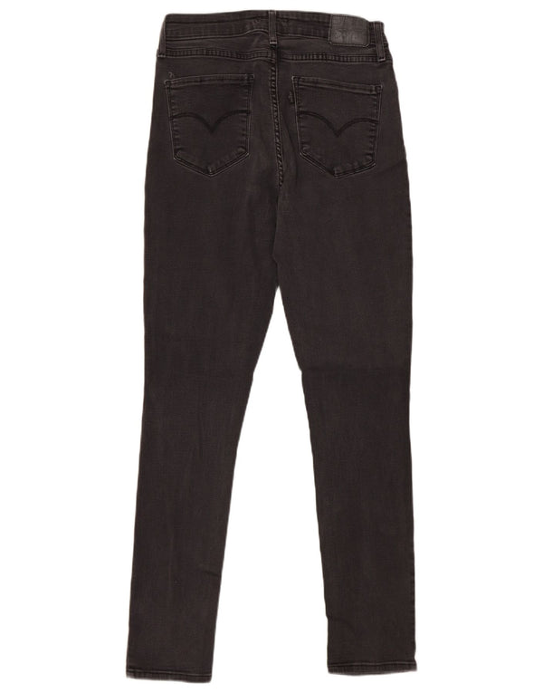 Damskie jeansy LEVI'S 721 z wysokim stanem W30 L29 czarne