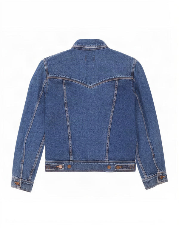 Męska kurtka jeansowa Wrangler Casual Fit UK 40, duża niebieska