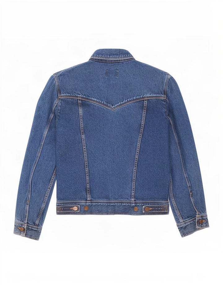 Męska kurtka jeansowa Wrangler Casual Fit UK 40, duża niebieska
