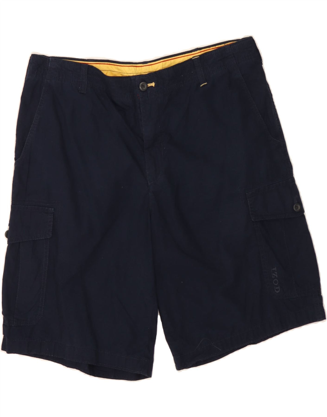 IZOD Mens Cargo Shorts W36 Large Navy Blue Cotton Vintage Izod and Second-Hand Izod from Messina Hembry 