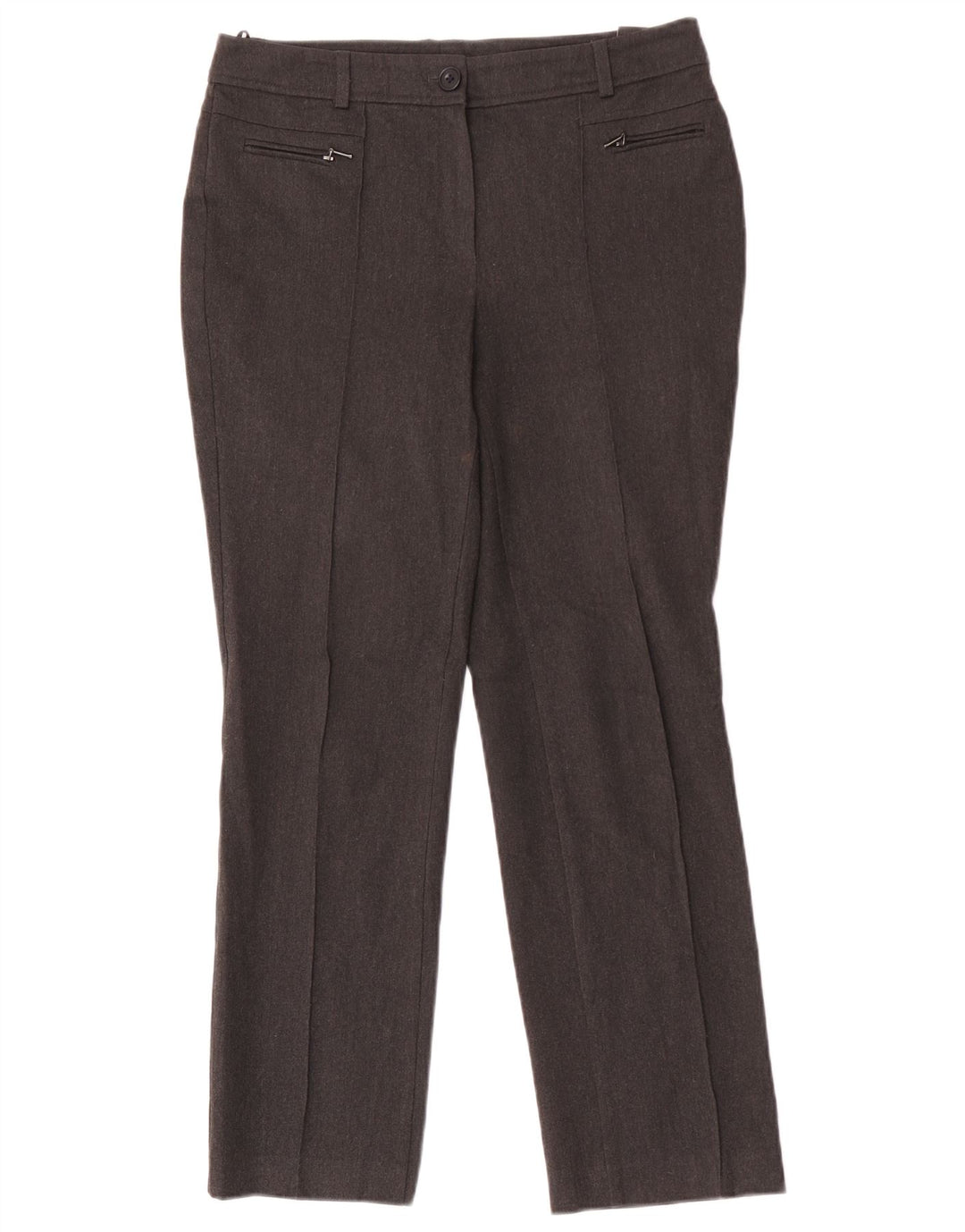 Marks & Spencer Damskie proste spodnie codzienne W32 L29 Szare