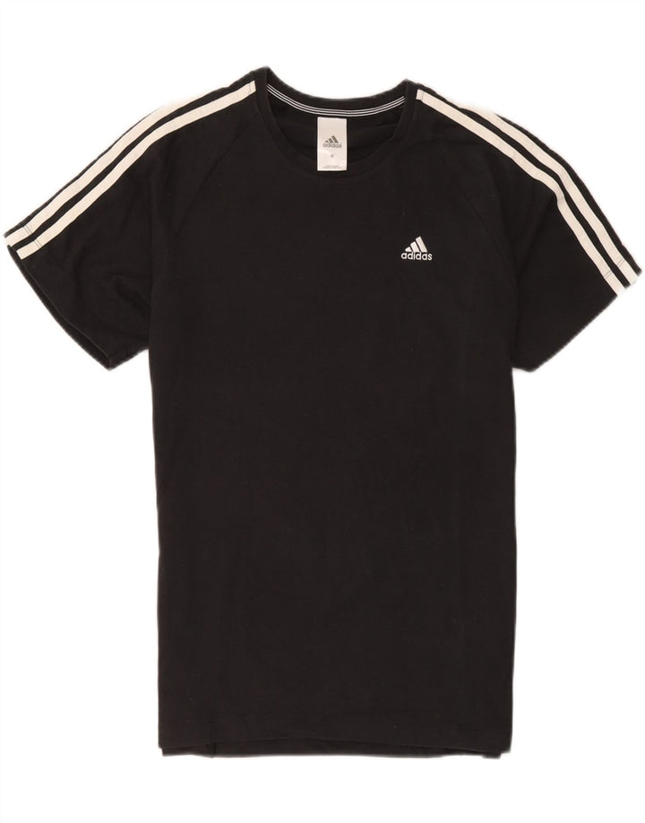 Męska koszulka Adidas Climalite Top, średnia, czarna bawełna