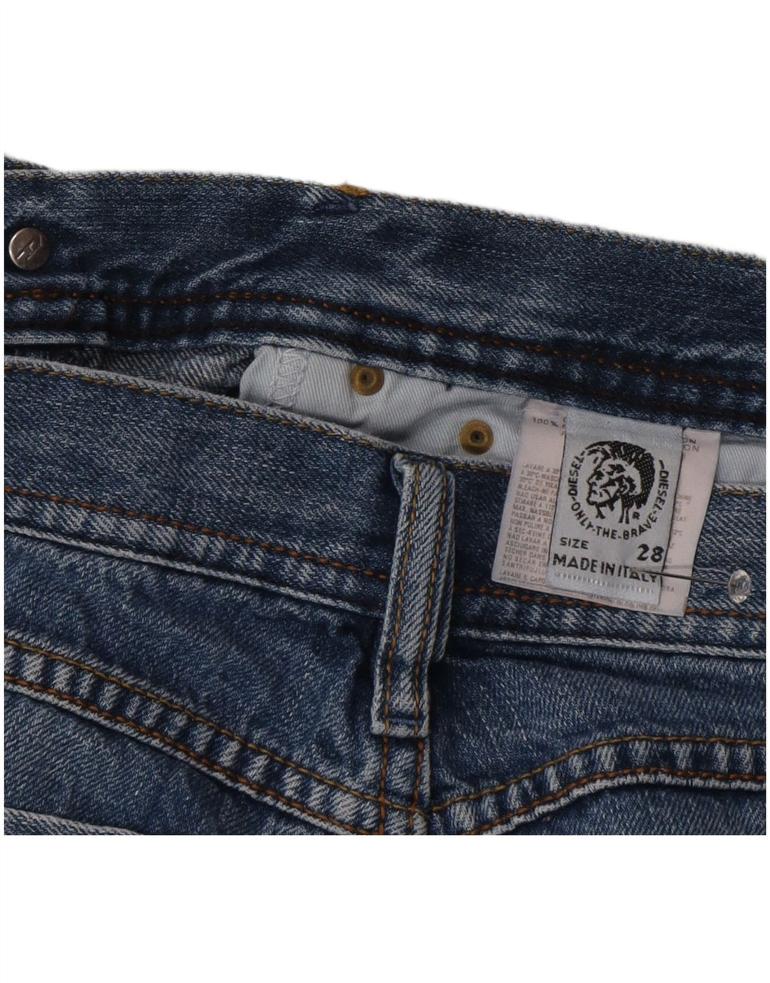 Damskie jeansy Bootcut Diesel W28 L30 Niebieskie bawełniane