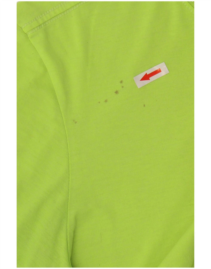 Męski T-shirt z grafiką The North Face, mały, zielony, poliestrowy