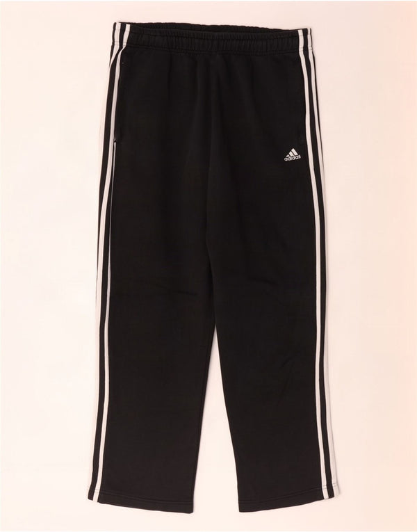 Męskie spodnie dresowe Adidas, średnie czarne, bawełniane