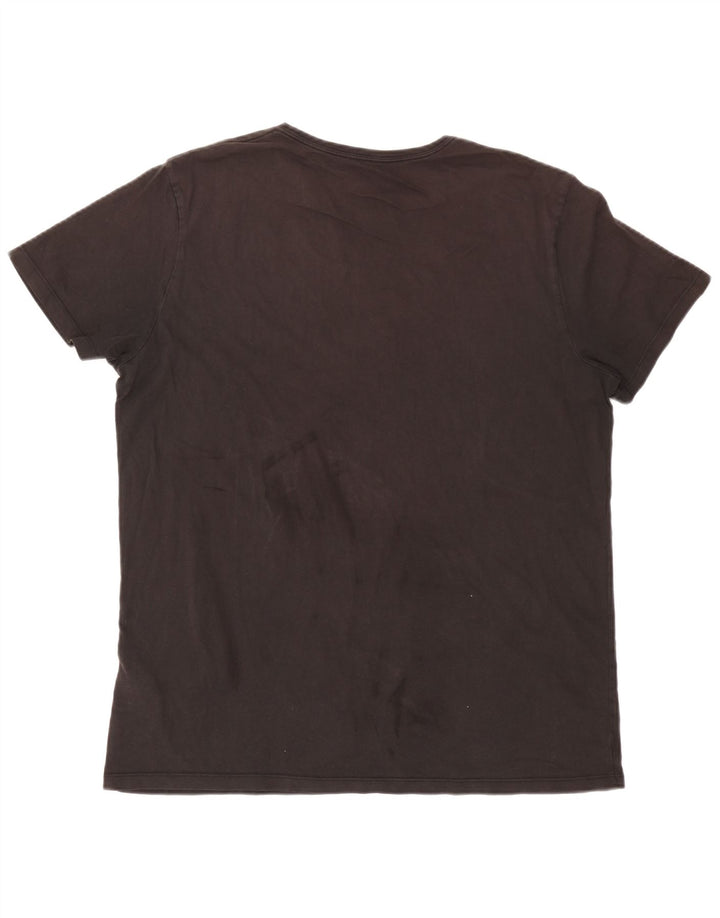 Męska koszulka z grafiką Timberland, góra XL, czarna bawełna