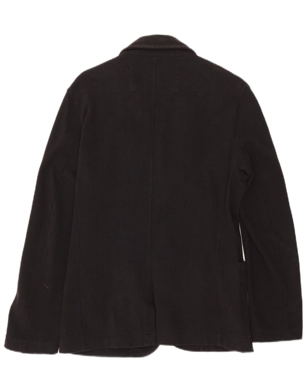 Męska marynarka Guess zapinana na 2 guziki, slim fit UK 32 2XS, czarna bawełna