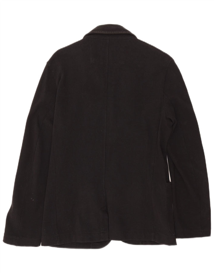 Męska marynarka Guess zapinana na 2 guziki, slim fit UK 32 2XS, czarna bawełna