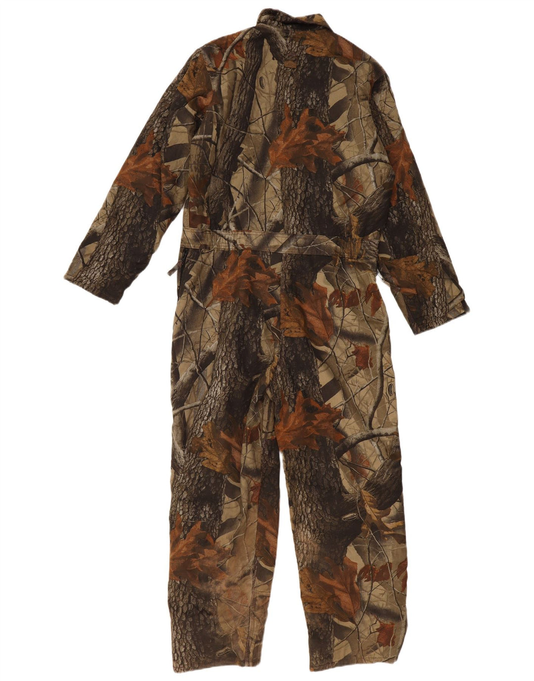 VINTAGE Chłopięcy kombinezon z długim rękawem, 15-16 lat, khaki, bawełna w kwiaty