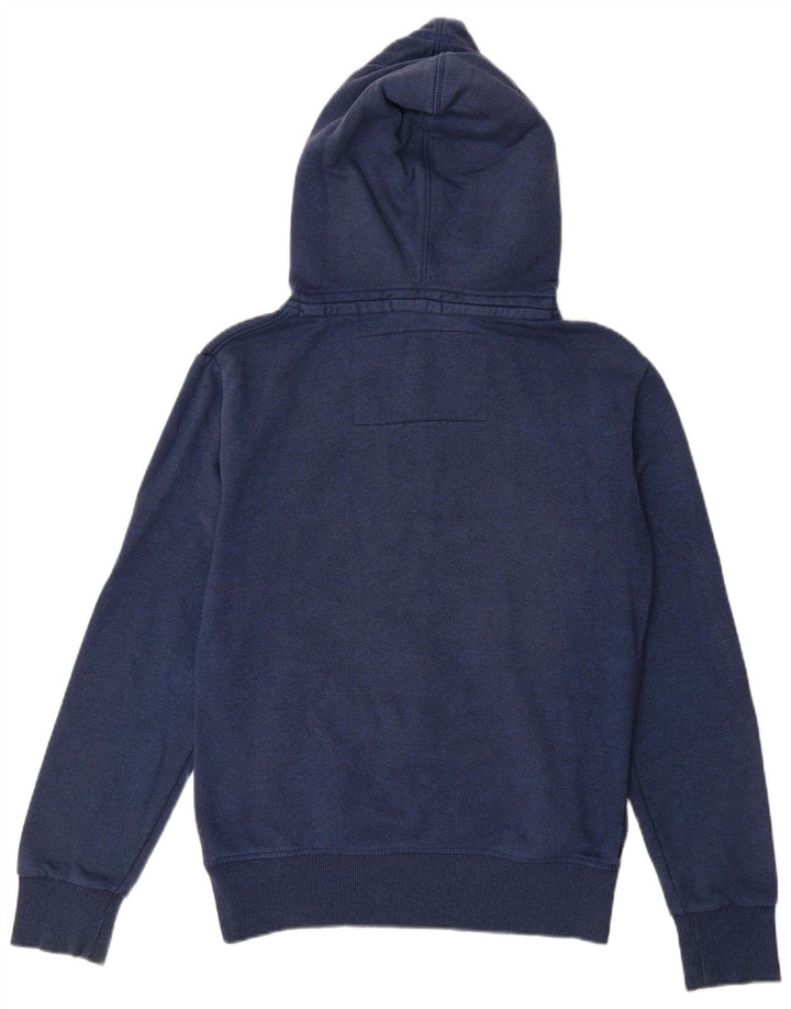 Męski sweter z kapturem Superdry, mały, granatowy, bawełniany