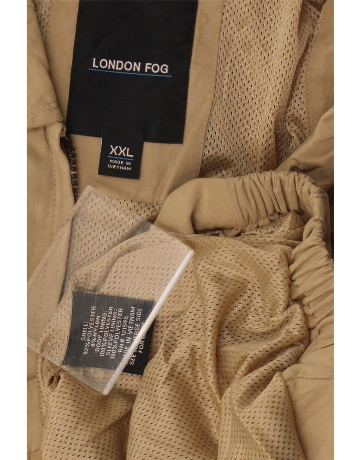 Męska kurtka bomber London Fog UK 44 2XL Beżowy poliester