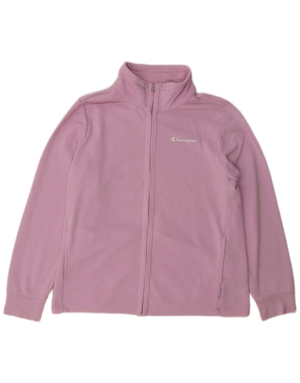 Damska kurtka dresowa Champion UK 18 XL, różowa, bawełniana