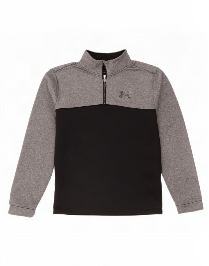 Chłopięcy dres Under Armour Cold Gear z pulowerem na 11-12 lat, duży, szary