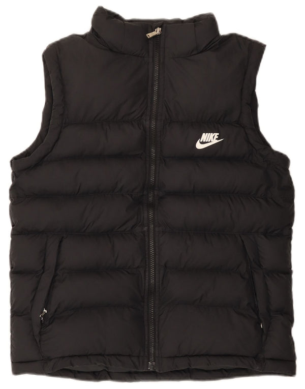 Chłopięca wyściełana kamizelka Nike 13-14 lat XL, czarny poliester