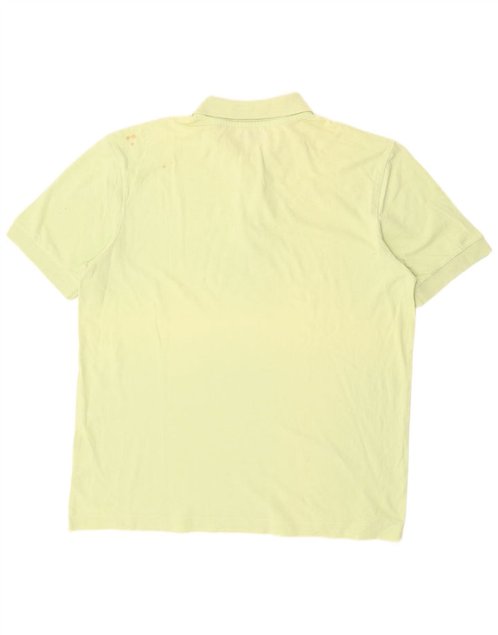 Męska koszulka polo Kappa XL, żółta, bawełniana
