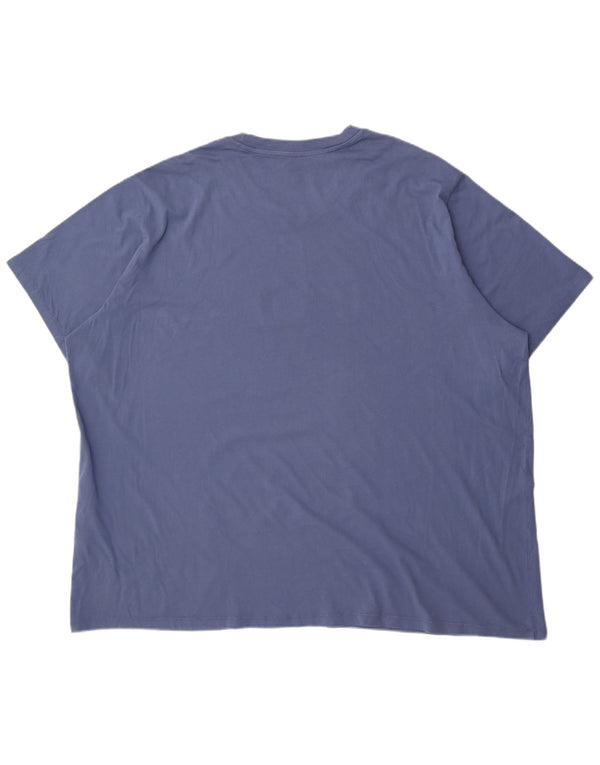 Męska koszulka Levi's o swobodnym kroju z grafiką, 3XL, niebieska bawełna