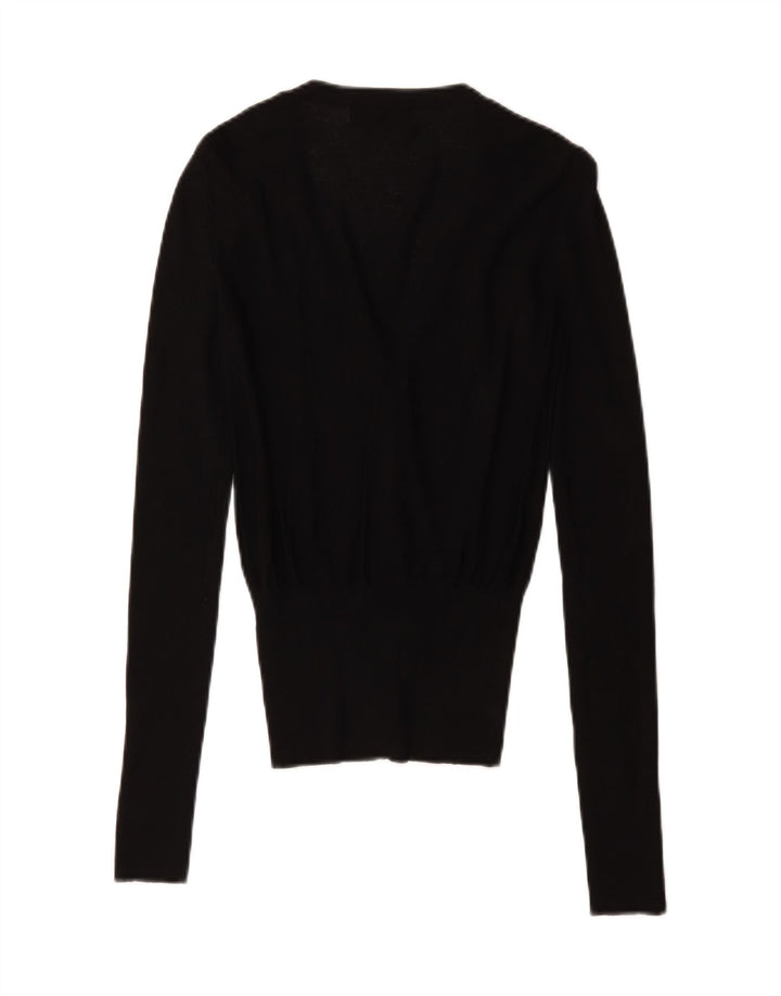 Sweter damski Zara UK 12, średni czarny, wiskoza