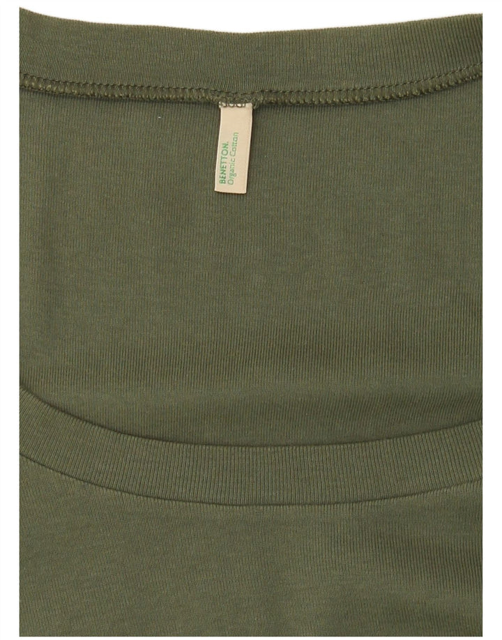 T-shirt damski Benetton Top UK 10 Small Khaki