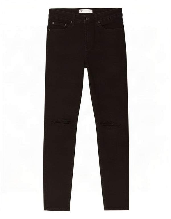 Męskie jeansy obcisłe Zara EU 42 Large W32 L28 Czarna bawełna