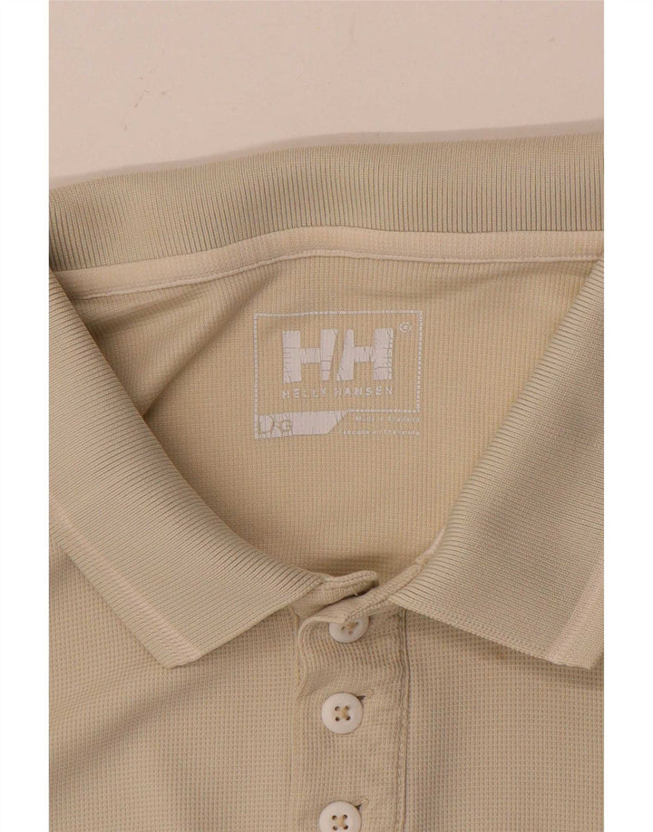 Męska koszulka polo Helly Hansen, duża, beżowa