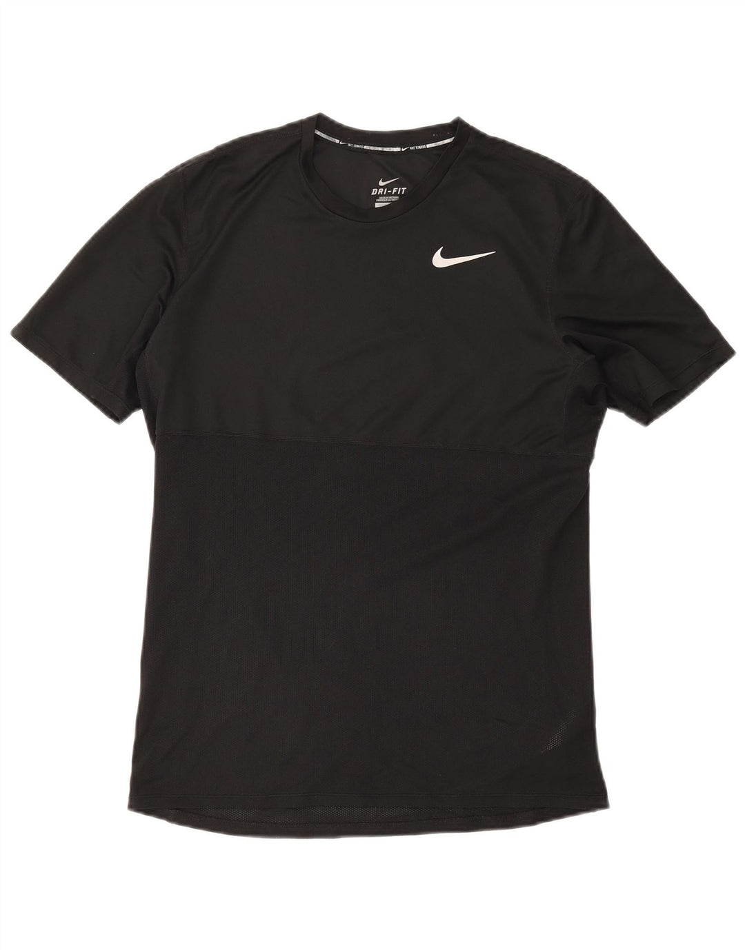 Męska koszulka Nike Dri Fit Top, średnia, czarna, poliestrowa, sportowa