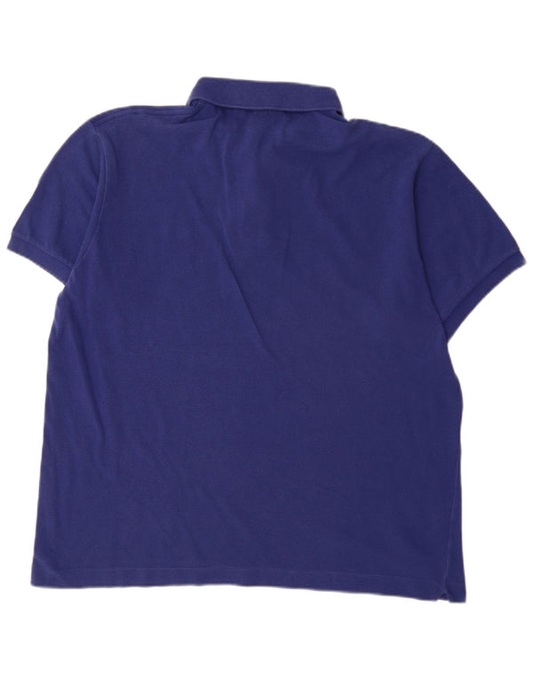 Męska koszulka polo Lacoste o klasycznym kroju, rozmiar 6 XL, niebieska, bawełniana