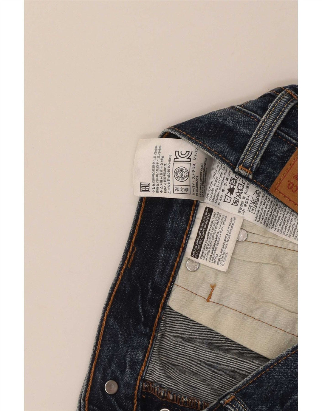 Damskie spodnie dżinsowe Levi's W29 Średni niebieski, bawełniany