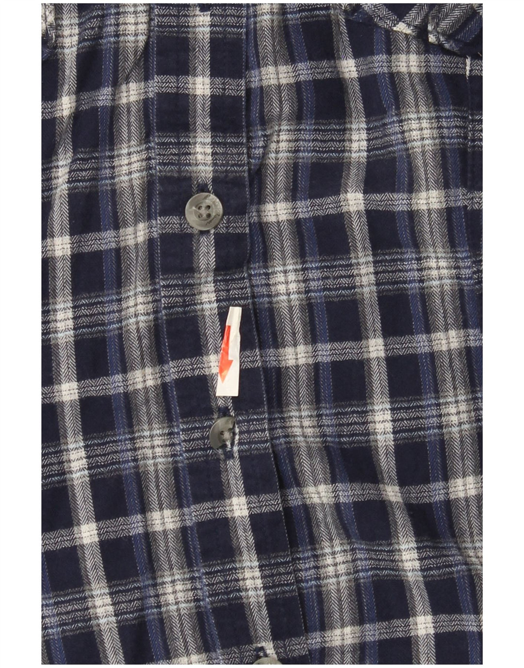Damska koszula flanelowa Eddie Bauer UK 14, średnia, granatowa, bawełniana w kratkę